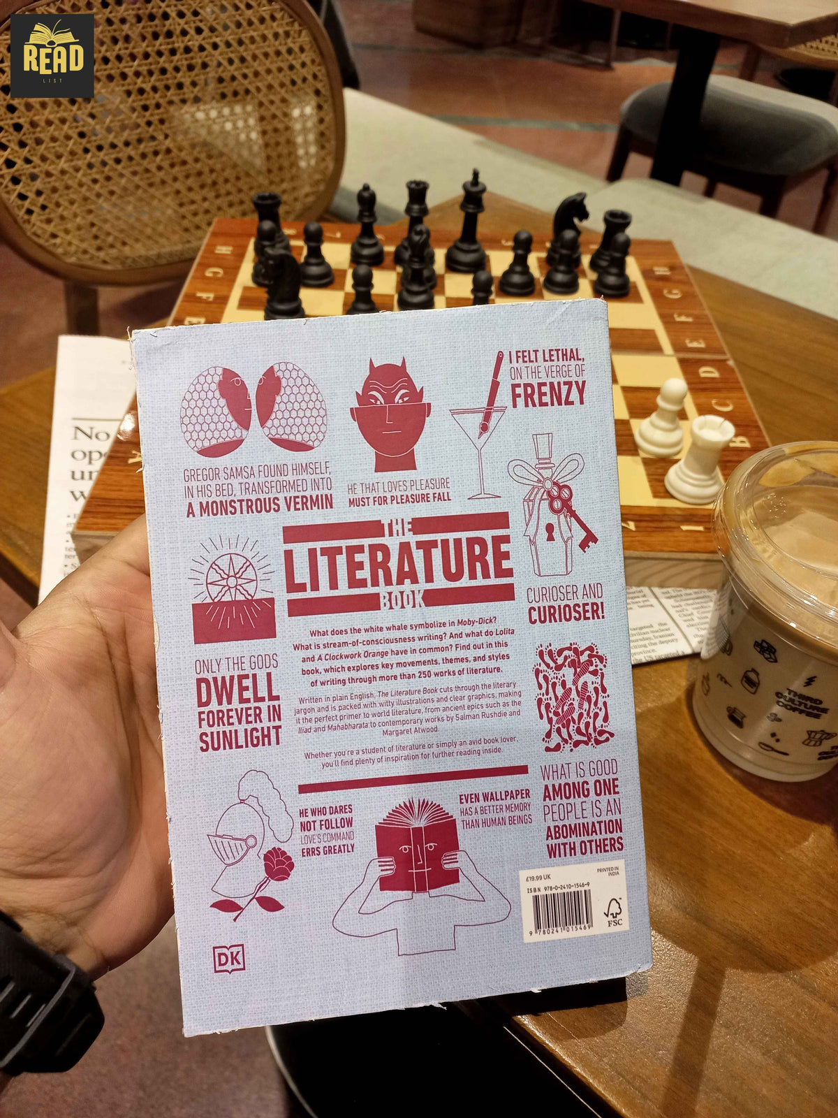 The Literature Book Big Ideas Simply Explained back book cover | ReadList.pk