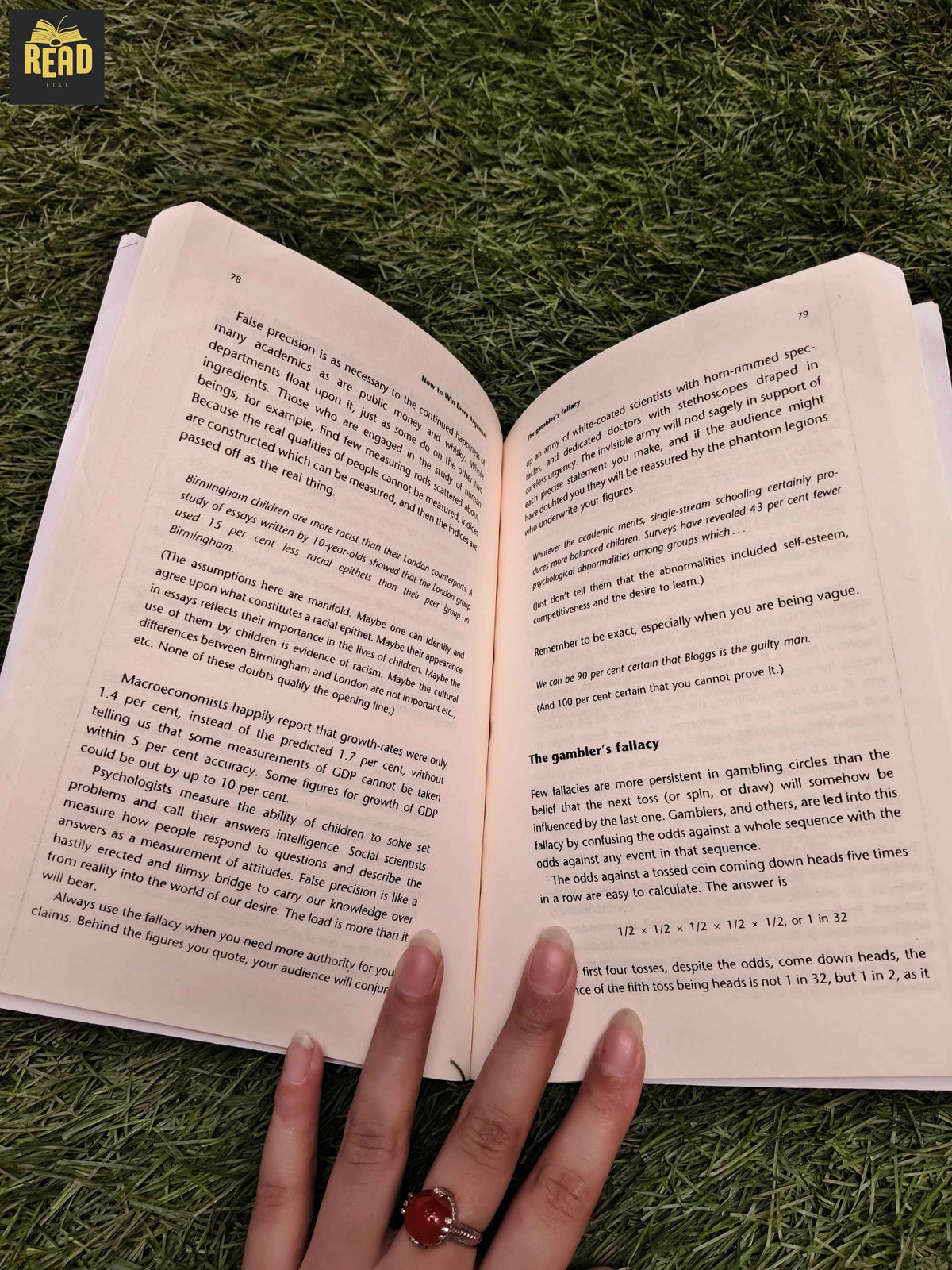 Inside pages of How to Win Every Argument by Madsen Pirie