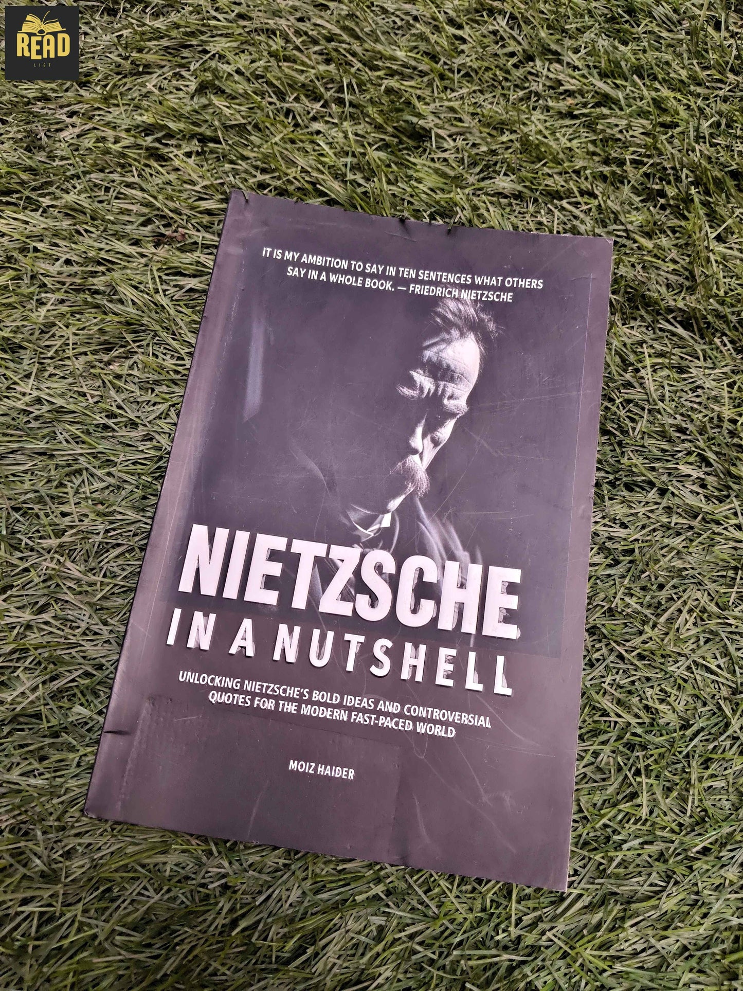 Nietzsche in a Nutshell by Friedrich Nietzsche front book cover