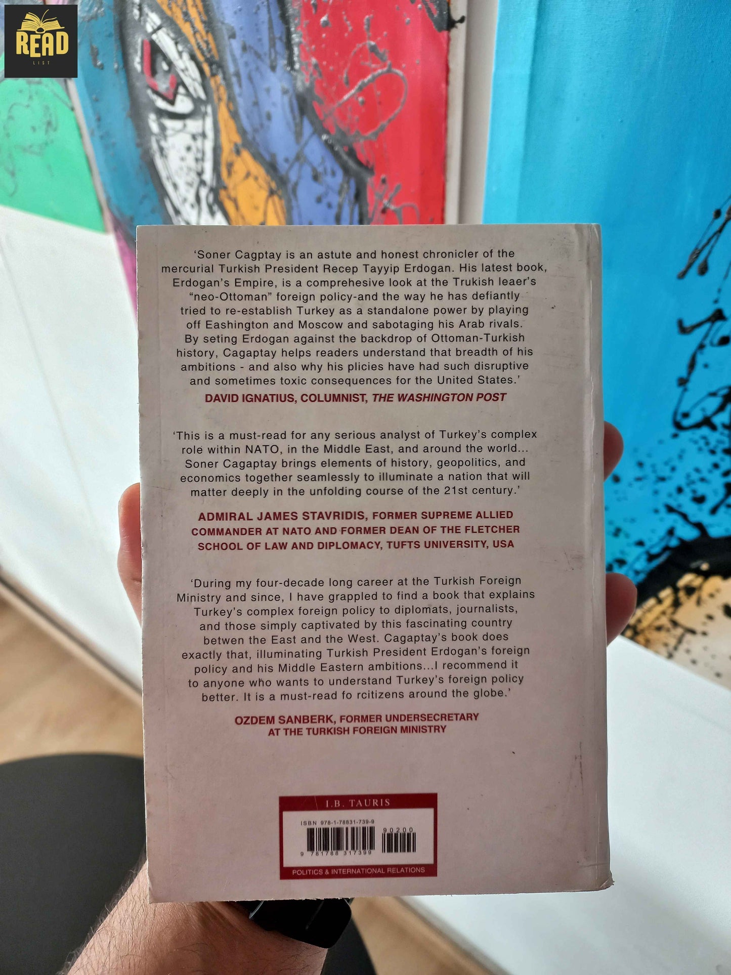 Erdogan's Empire: Turkey and the Politics of the Middle East by Soner Çağaptay back cover