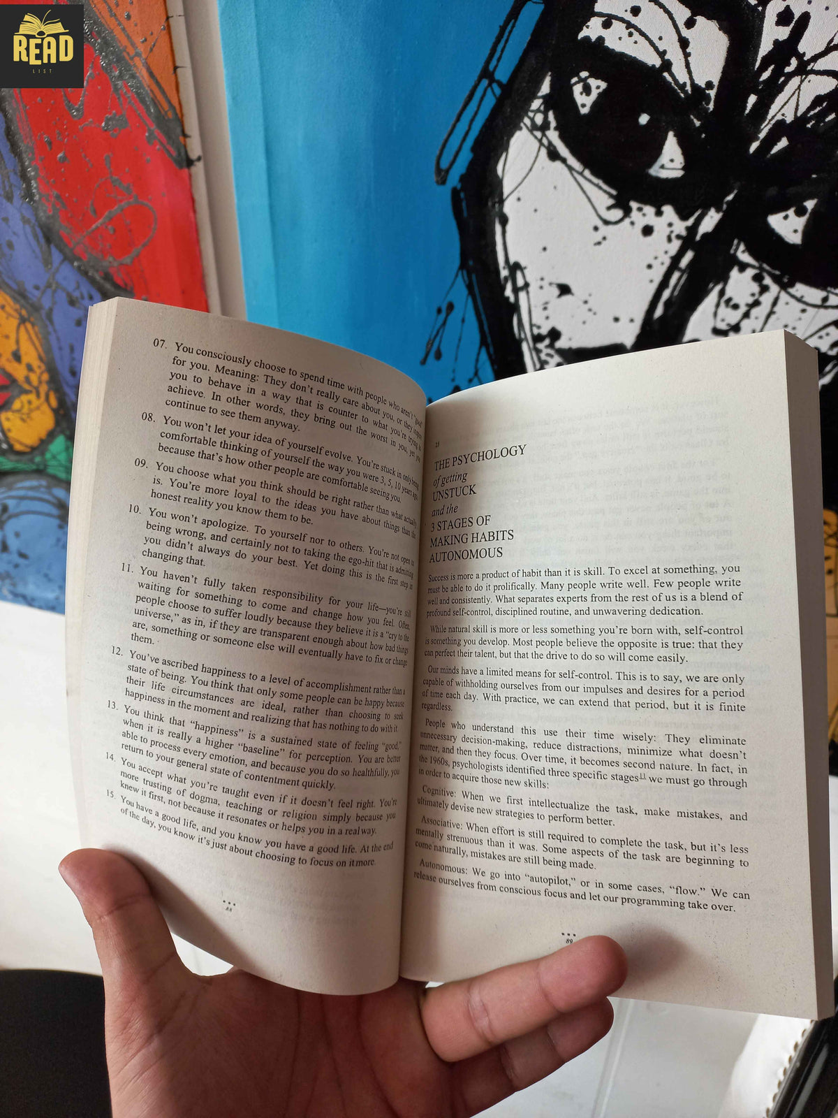 Inside page of 101 Essays That Will Change The Way You Think by Brianna Wiest, a bestselling self-help and personal development book.