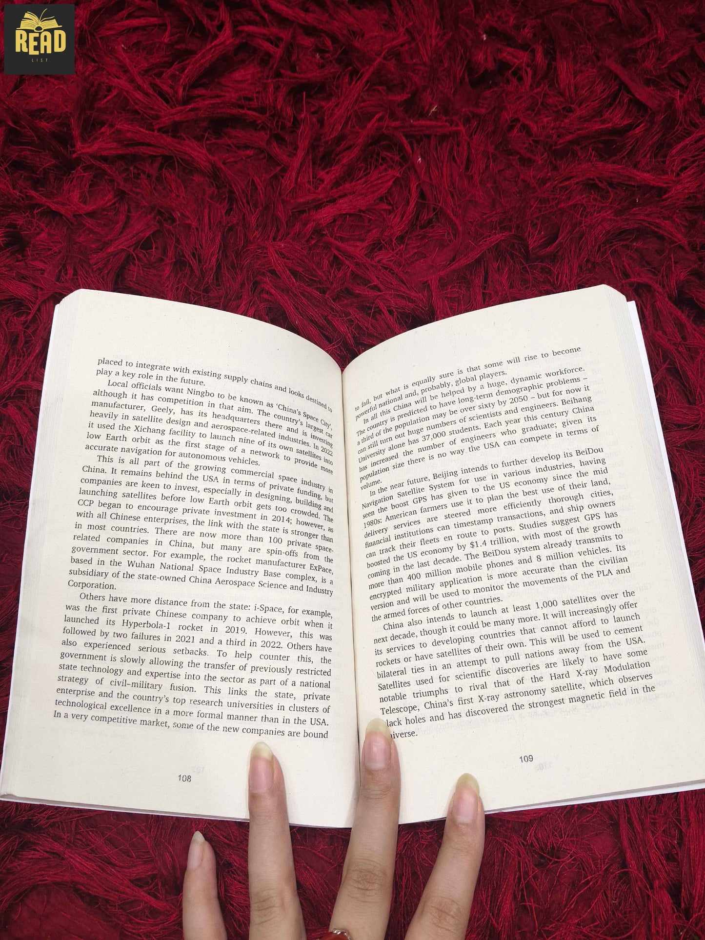 Inside pages of The Future of Geography by Tim Marshall