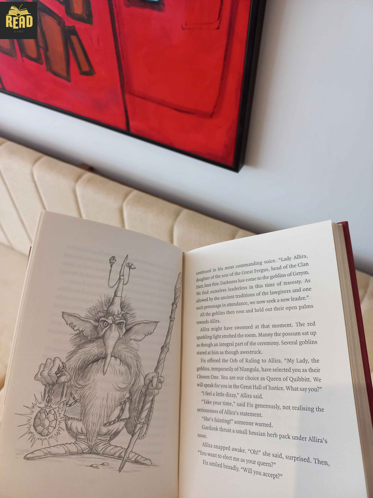 Inside pages of The World of Grrym Lords of Quibbitt Book 2 by Paul Collins