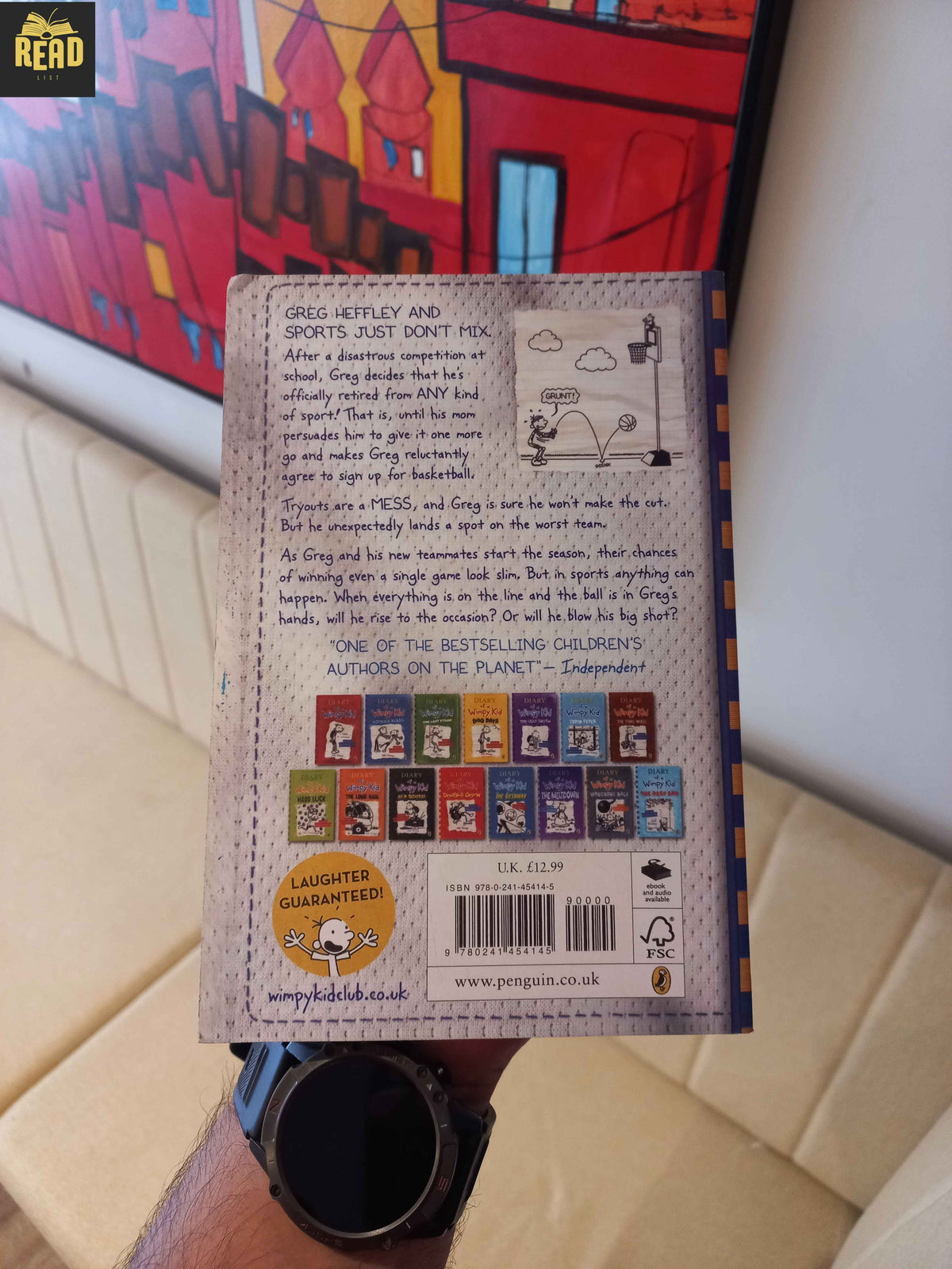 Diary of a Wimpy Kid Big Shot by Jeff Kinney back cover