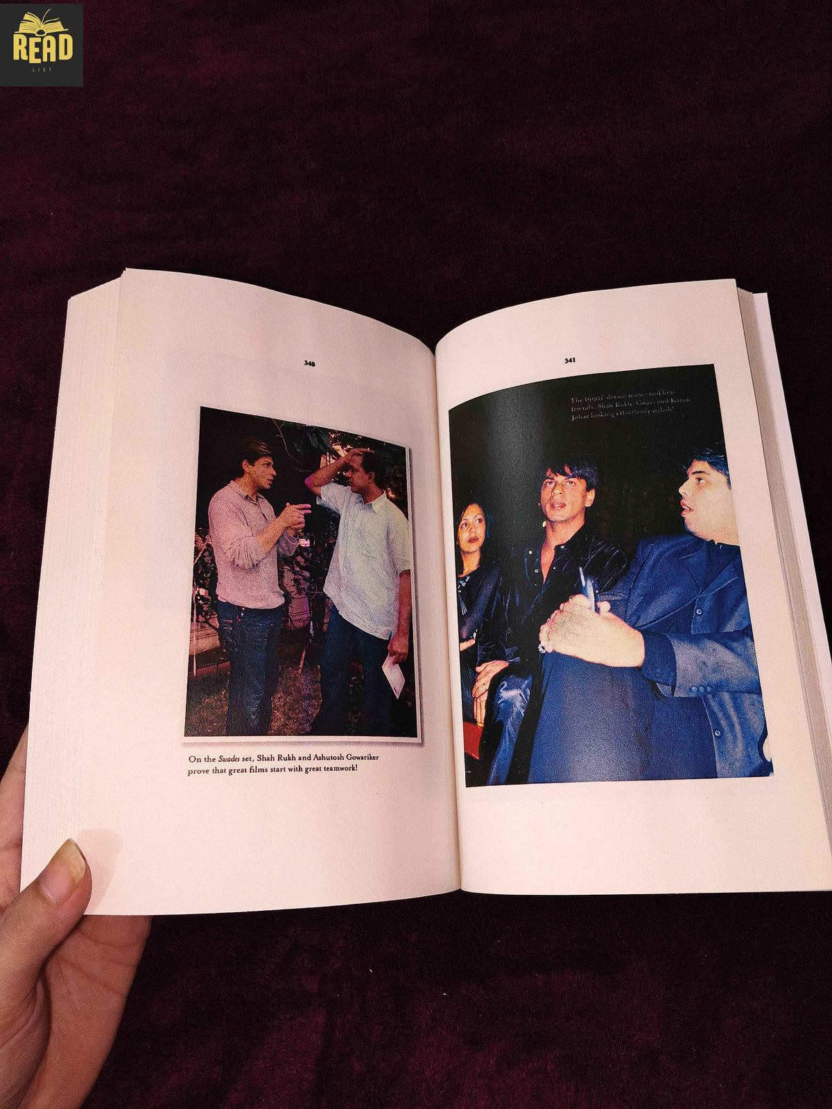 Shah Rukh Khan Legend Icon Star by Mohar Basu book inside pages