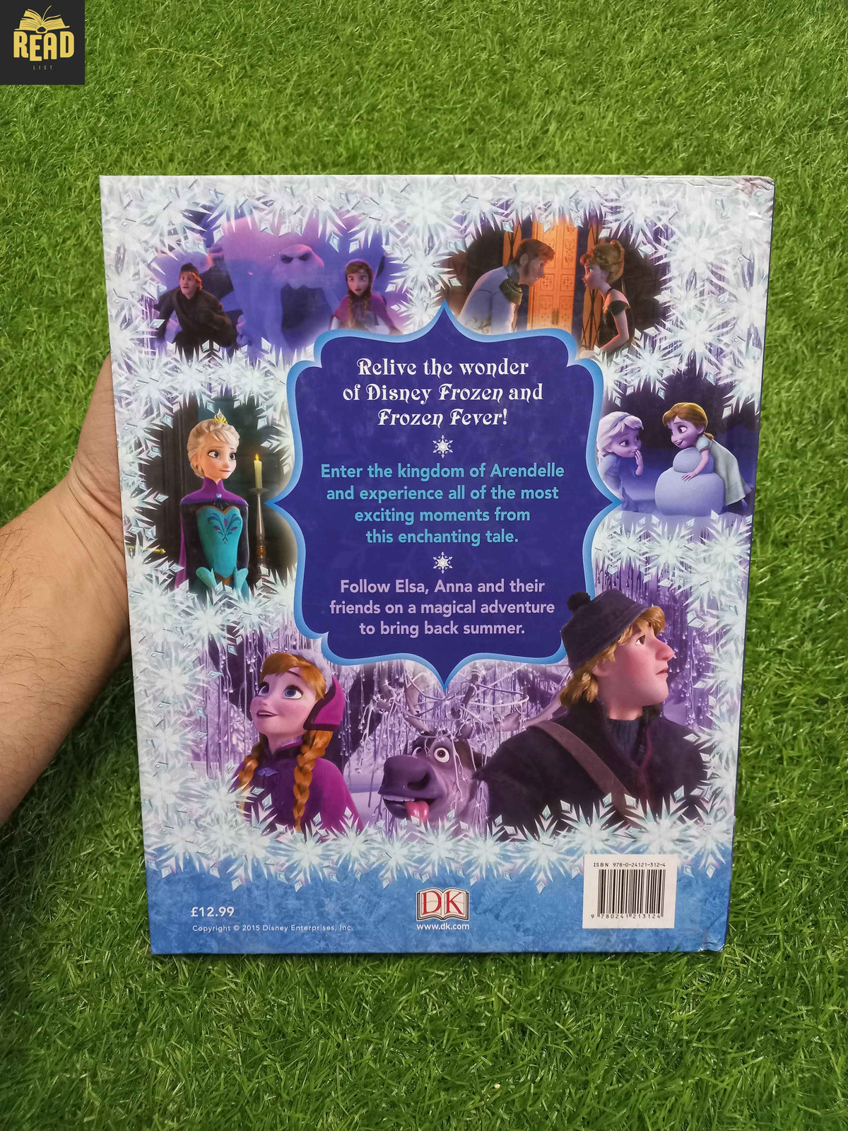 Disney Frozen The Enchanted Guide DK book back cover