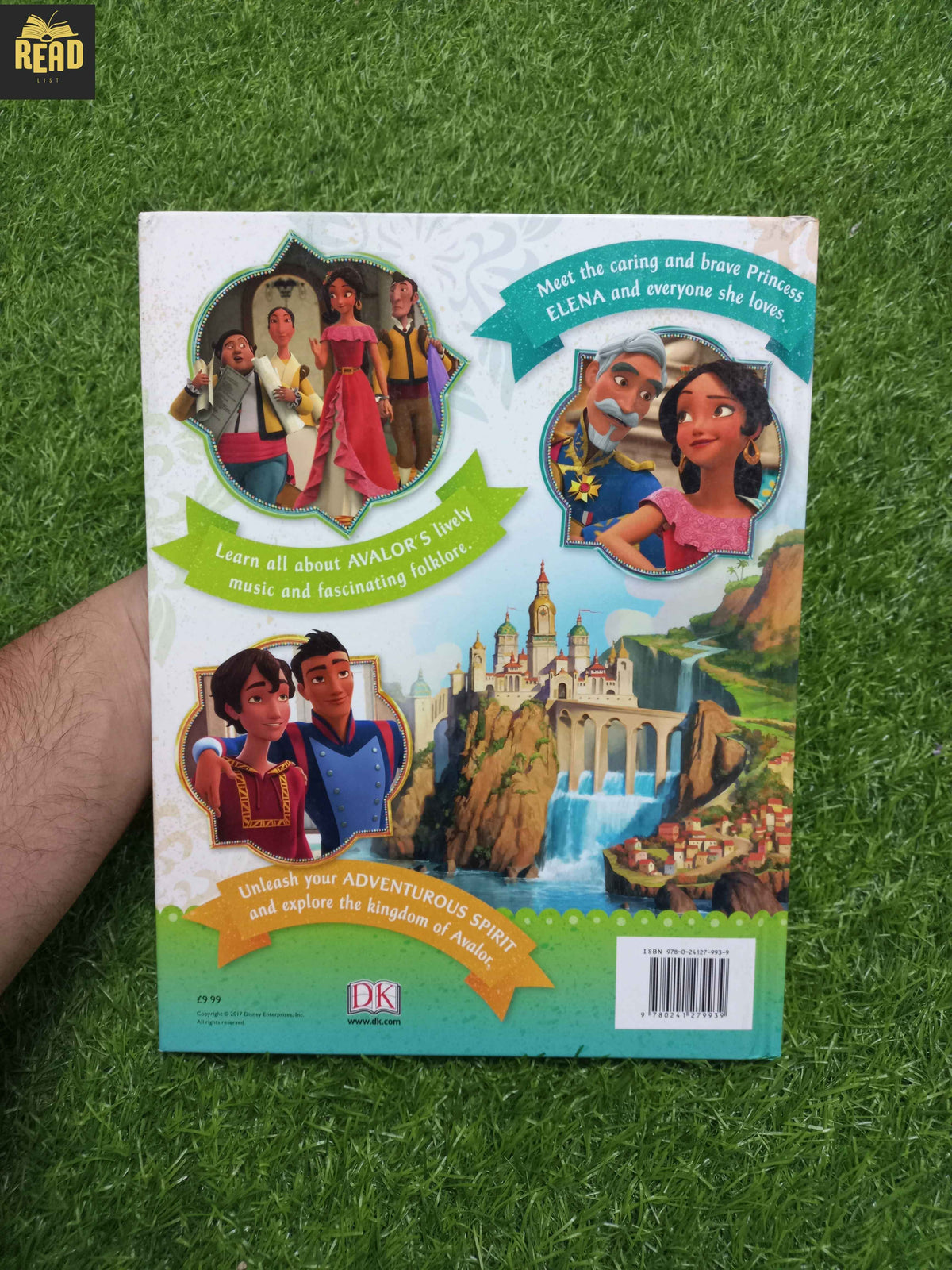 Disney Elena of Avalor The Essential Guide DK book back cover