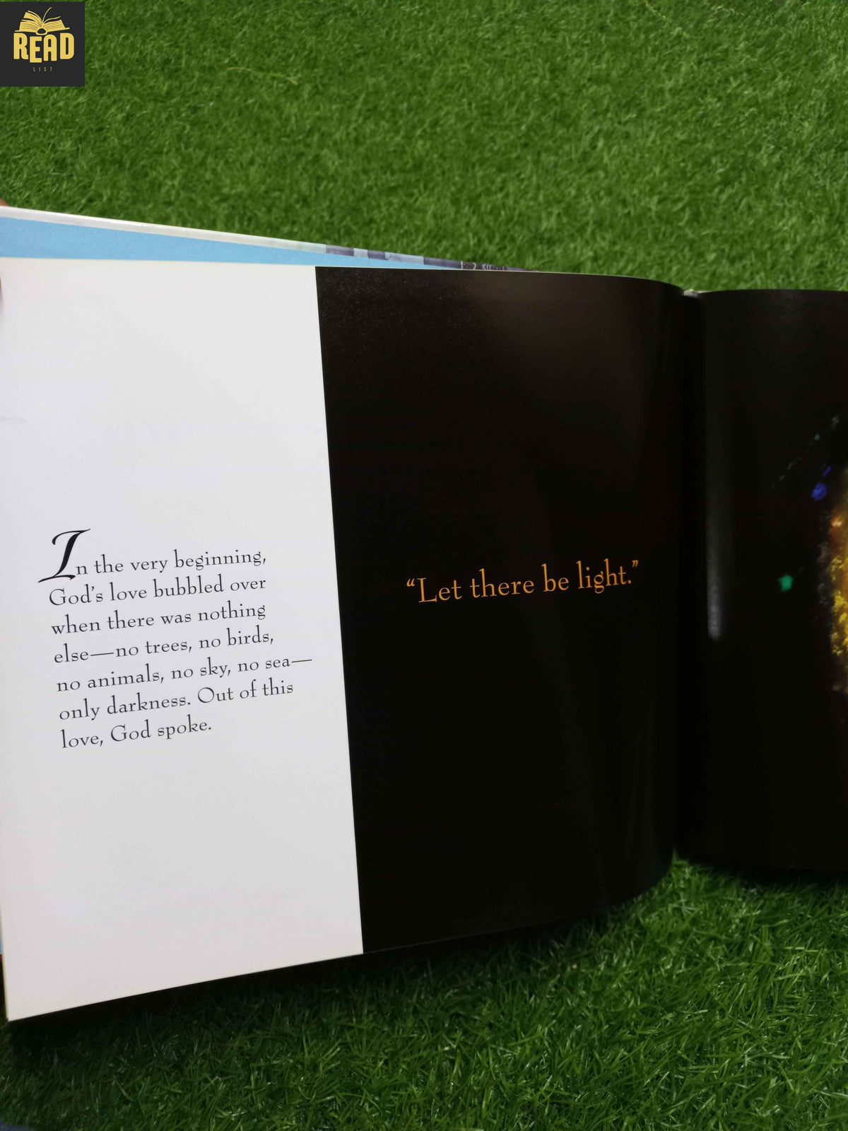 Let There Be Light illustrated children's book inside page by Nancy Tillman