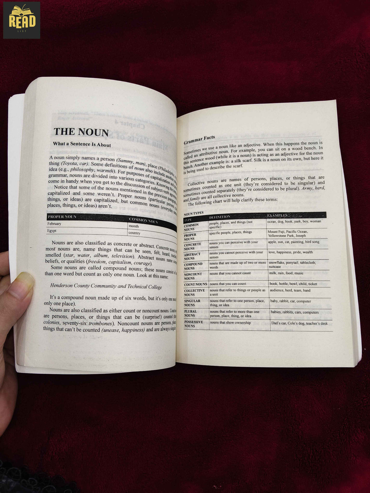 Grammar 101 by Kathleen Sears English grammar book inside pages