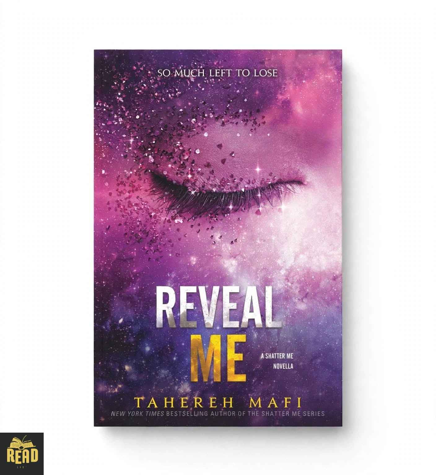 Reveal Me by Tahereh Mafi Shatter Me 5.5 English paperback book cover