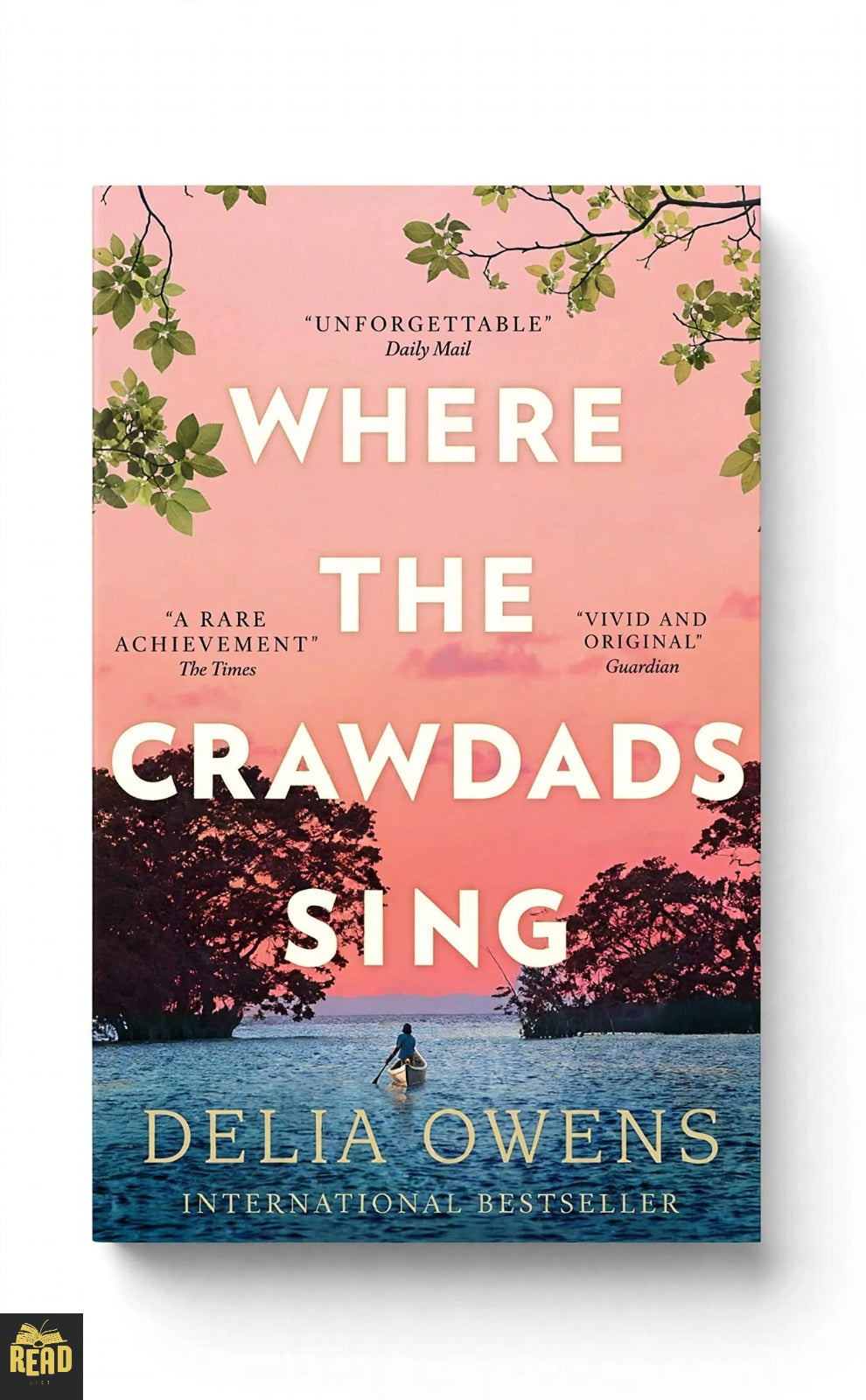 Where the Crawdads Sing by Delia Owens, English paperback novel