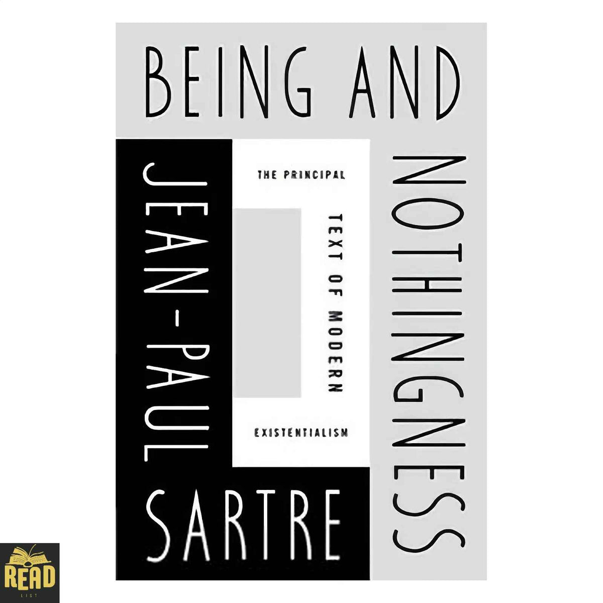 Being and Nothingness by Jean-Paul Sartre paperback book