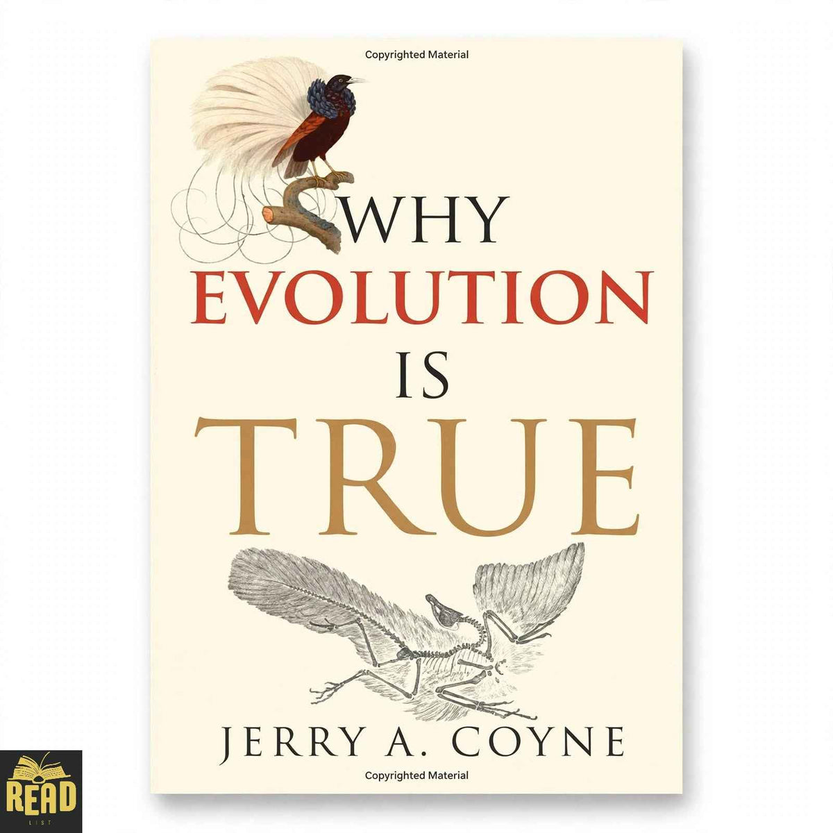 Why Evolution Is True by Jerry A. Coyne book cover