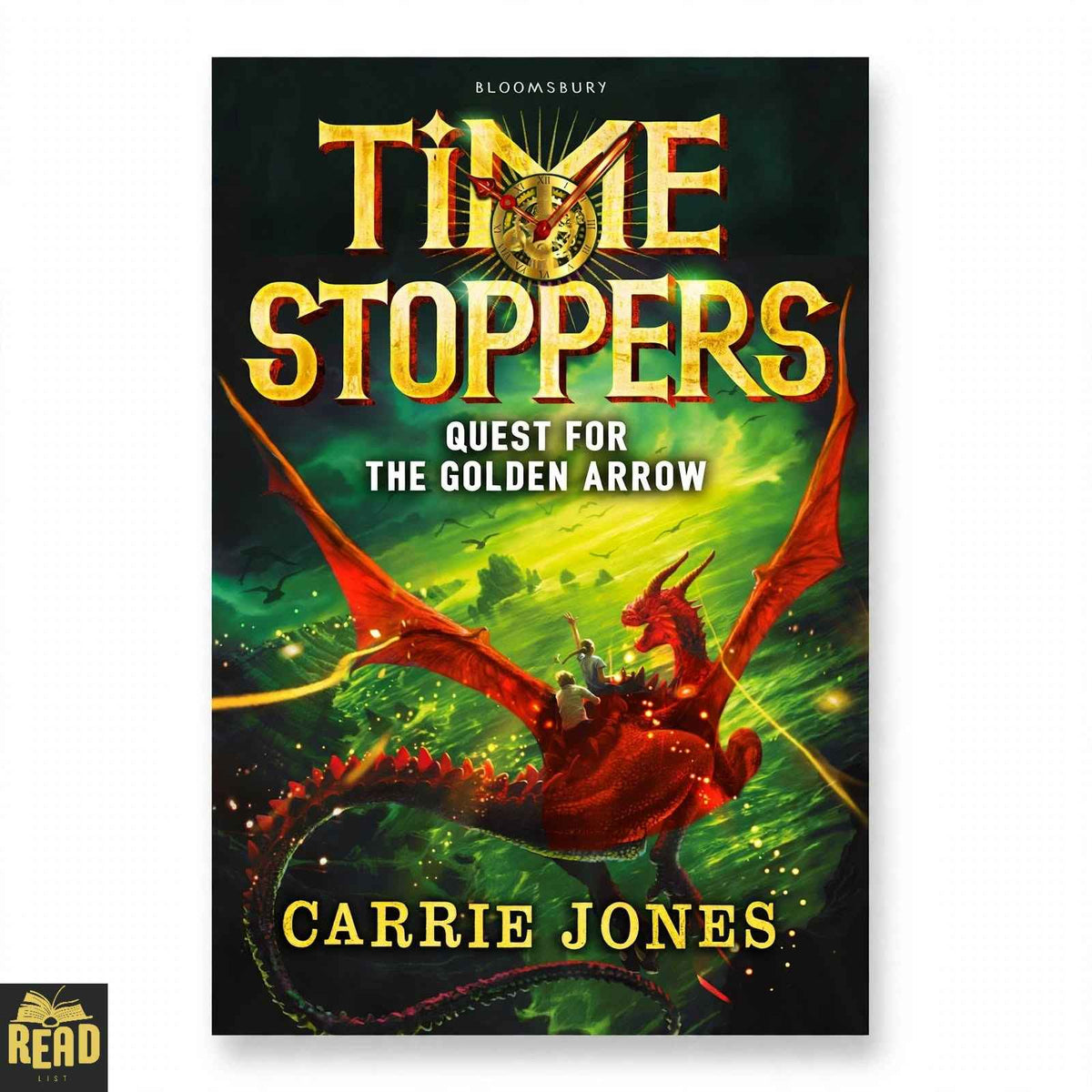Quest for the Golden Arrow by Carrie Jones book cover