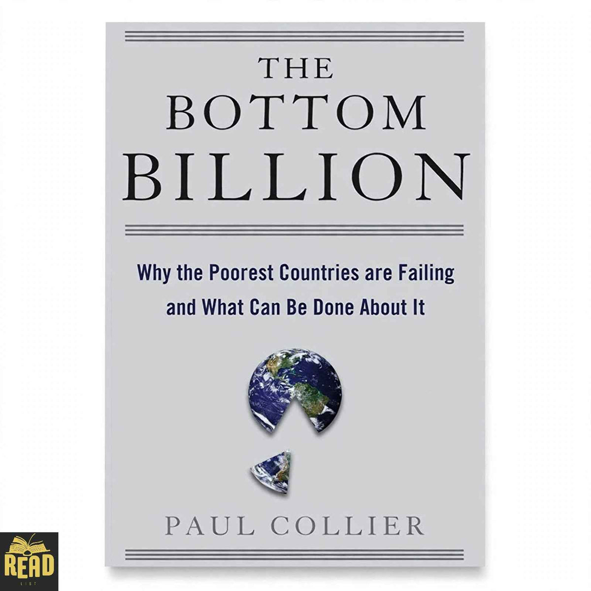 The Bottom Billion by Paul Collier English book cover