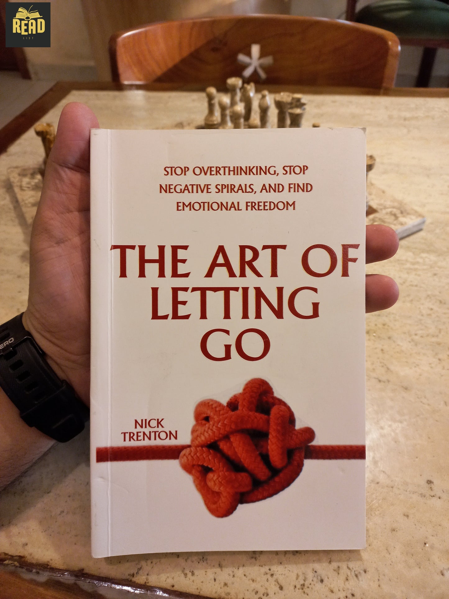 The Art of Letting Go front cover by Nick Trenton