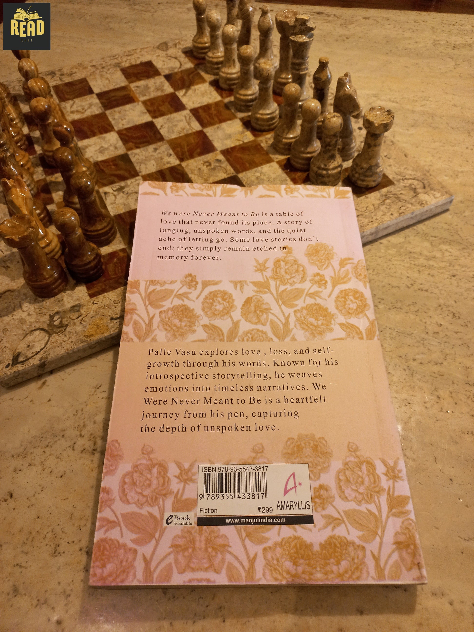 Back cover of We Were Never Meant to Be by Palle Vasu
