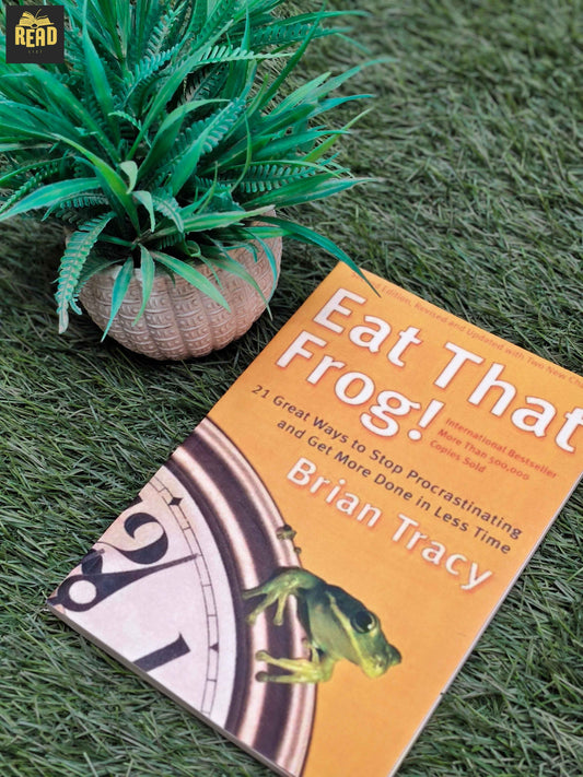 Eat That Frog by Brian Tracy front book cover