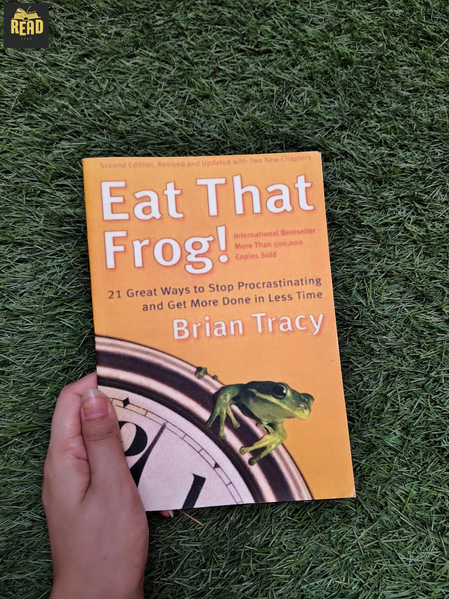 Eat That Frog by Brian Tracy front book cover