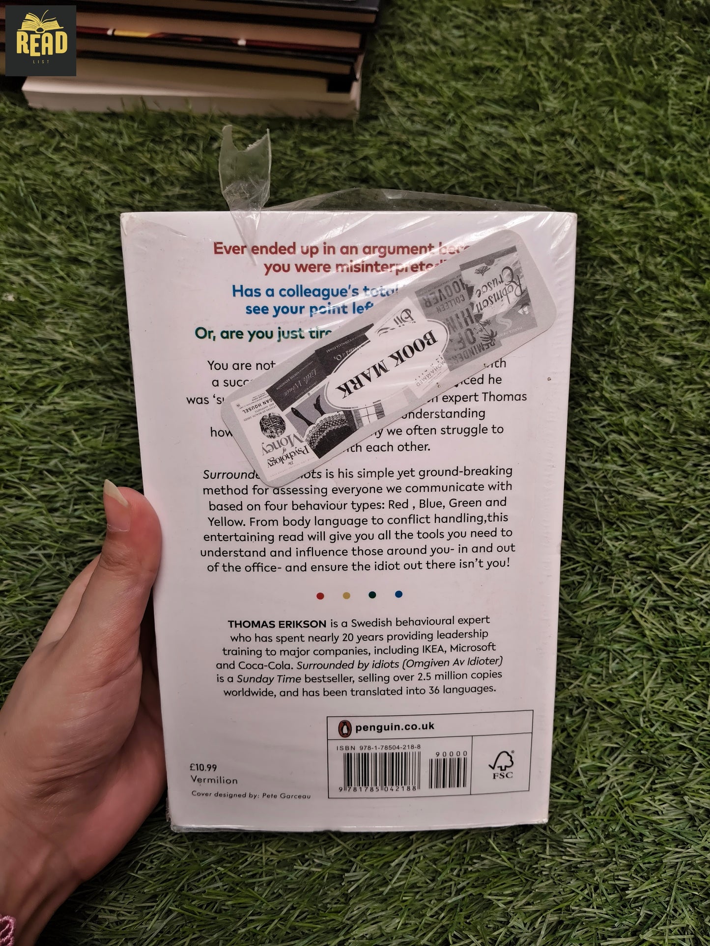 Surrounded by Idiots by Thomas Erikson back cover 