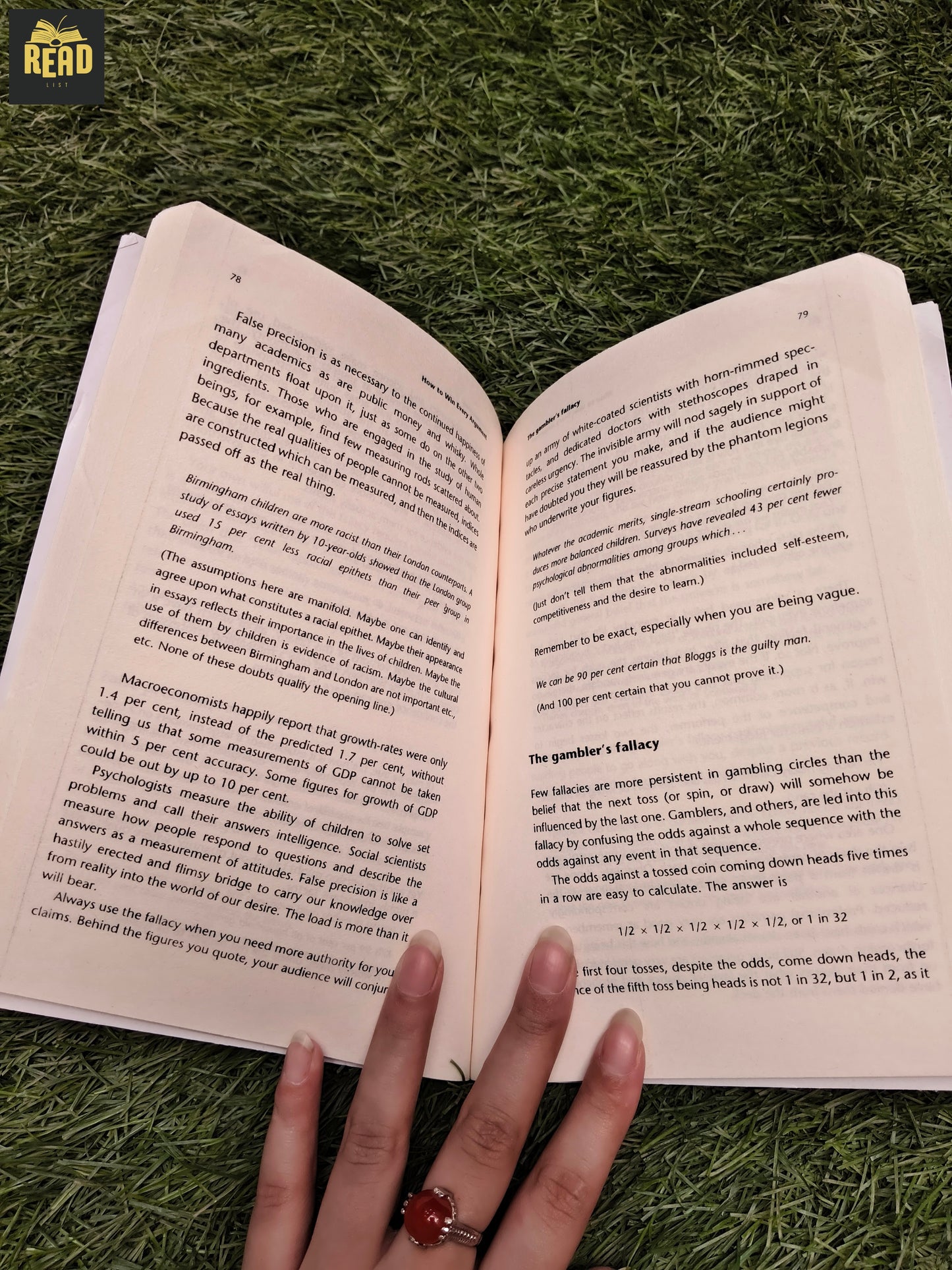 Inside pages of How to Win Every Argument by Madsen Pirie
