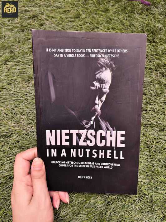 Nietzsche in a Nutshell by Friedrich Nietzsche front book cover