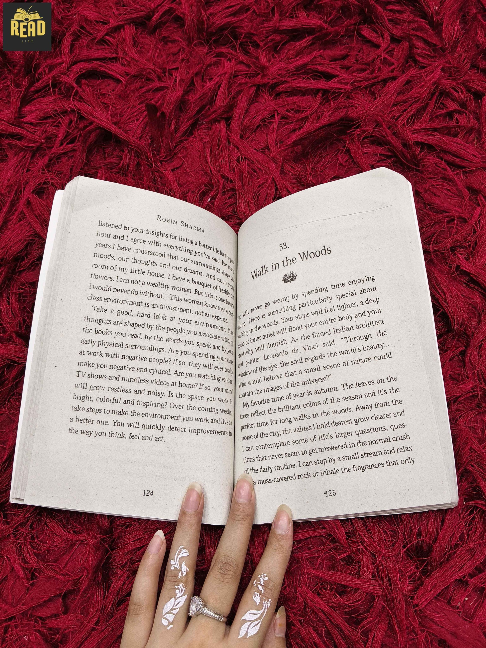 Inside pages of Who Will Cry When You Die? by Robin Sharma