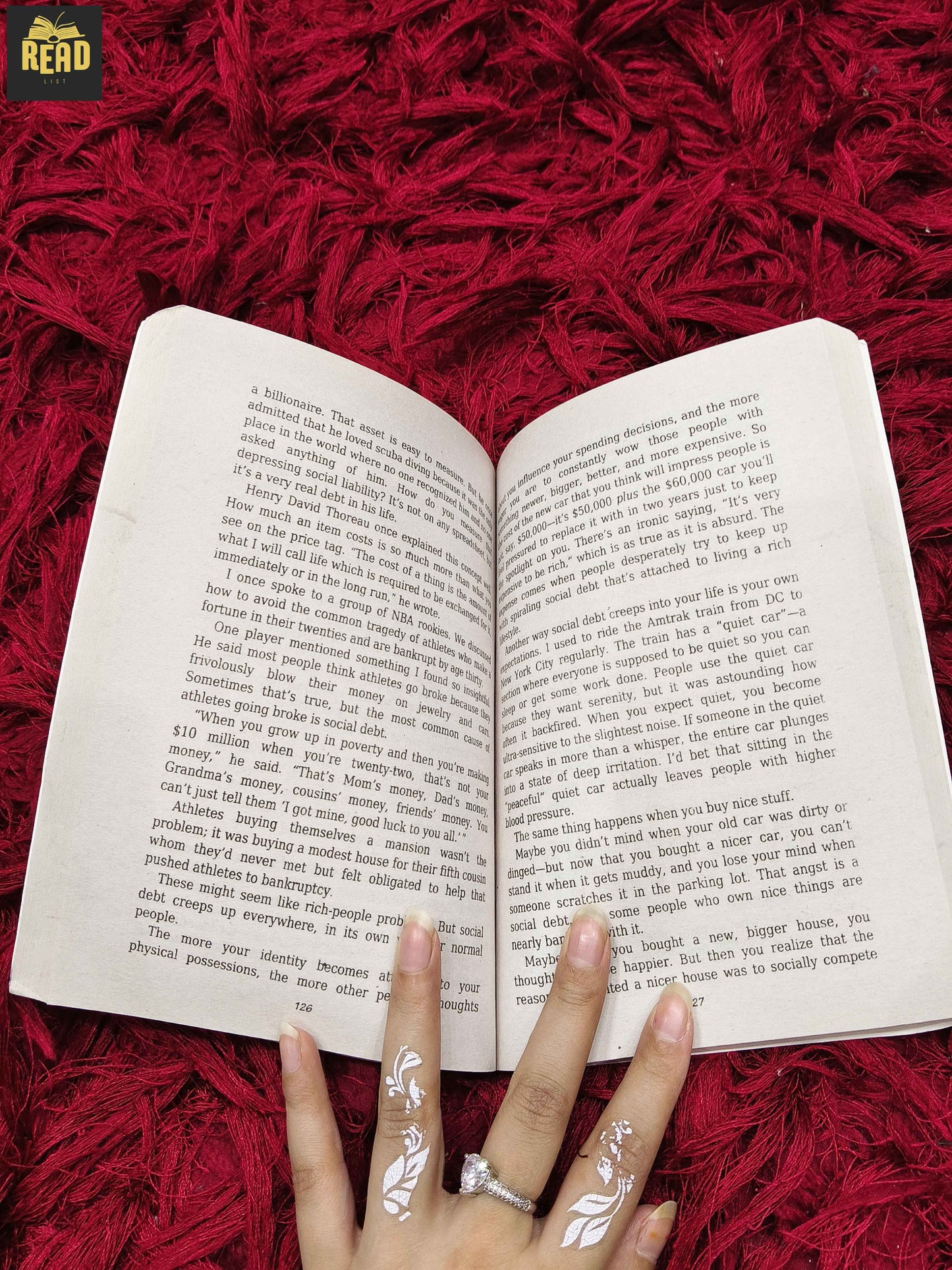 Inside pages of The Art of Spending Money Simple Choices for a Richer Life by Morgan Housel
