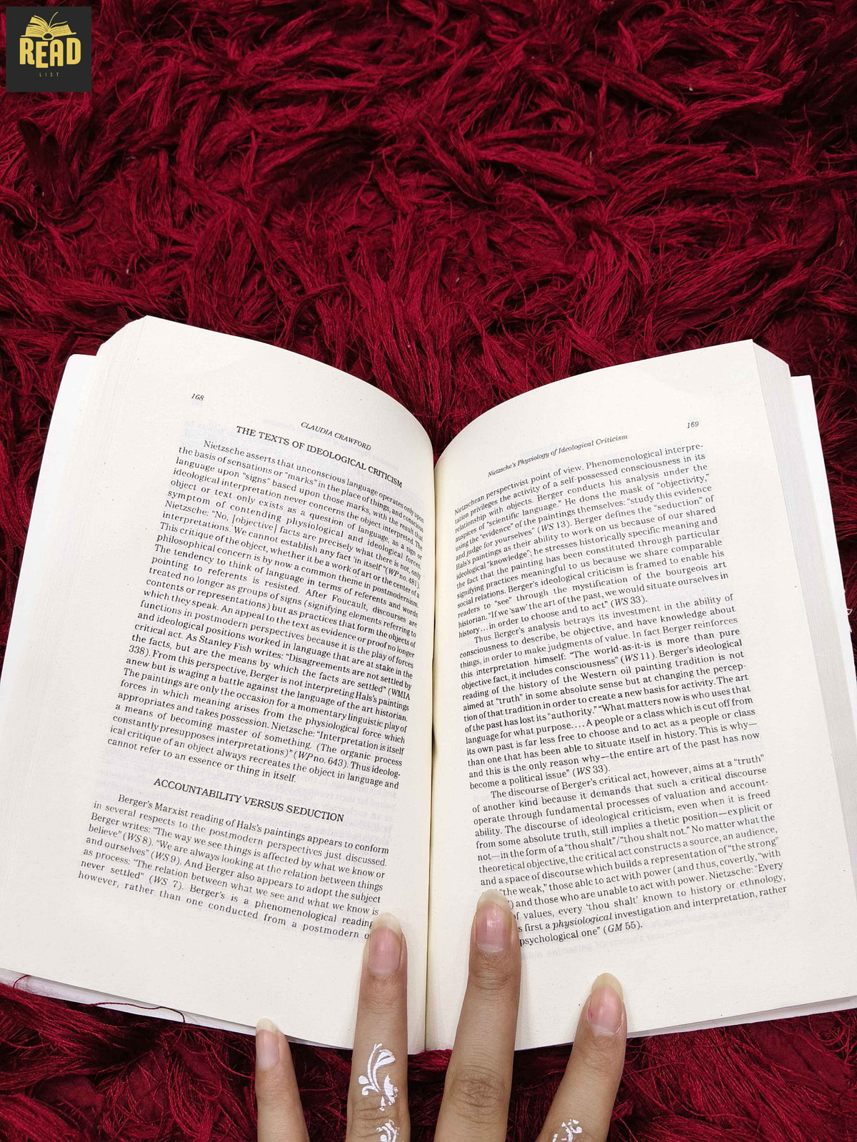 Inside pages of Nietzsche as Postmodernist Essays Pro and Contra