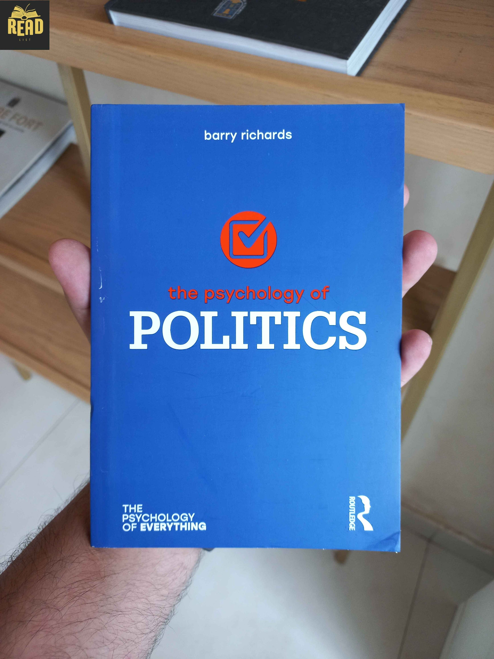 The Psychology of Politics by Barry Richards front cover