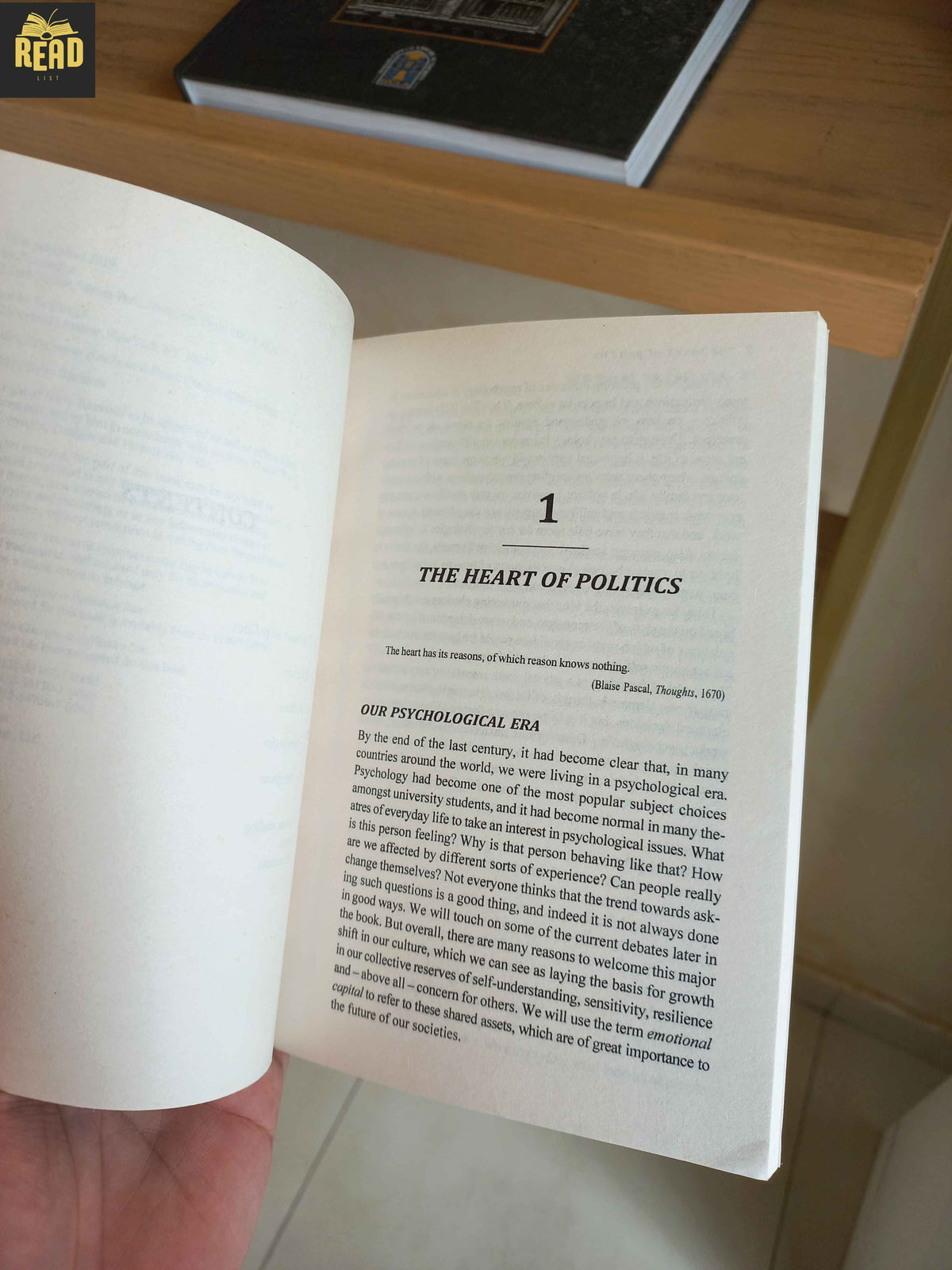 Inside pages of The Psychology of Politics by Barry Richards