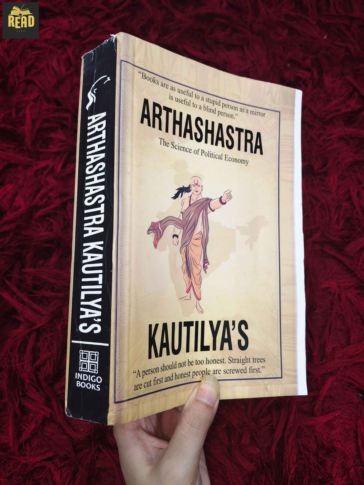 Arthashastra The Science of Political Economy by Kautilya book spine
