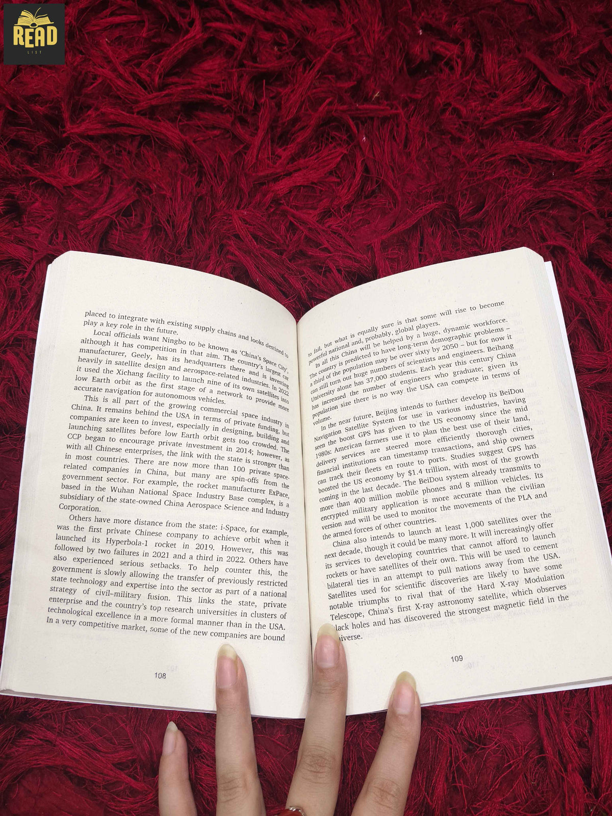 Inside pages of The Future of Geography by Tim Marshall