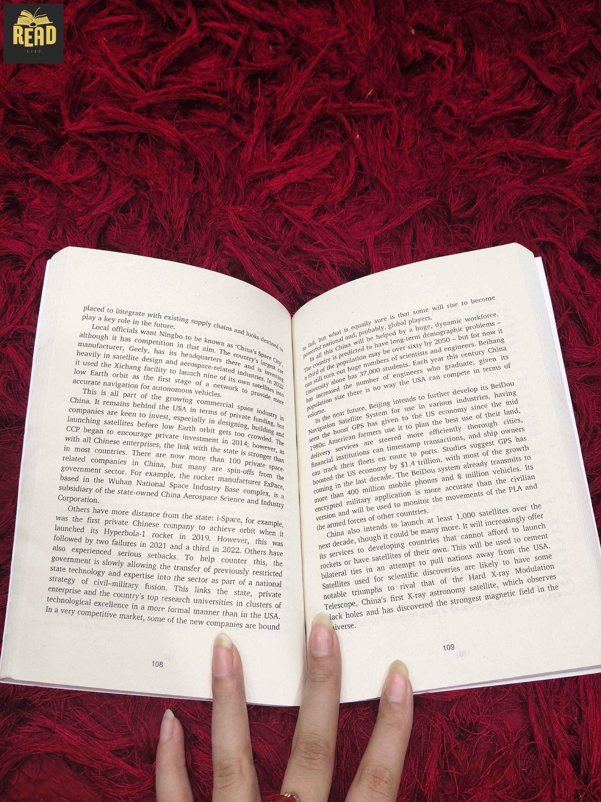 Inside pages of The Future of Geography by Tim Marshall