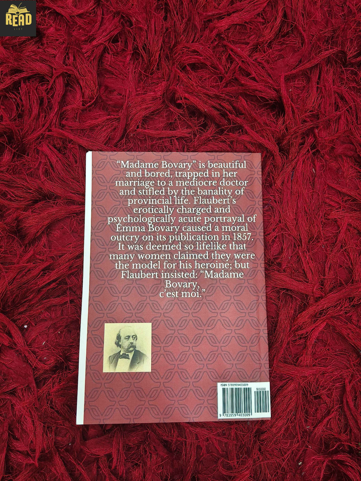 Madame Bovary by Gustave Flaubert back cover