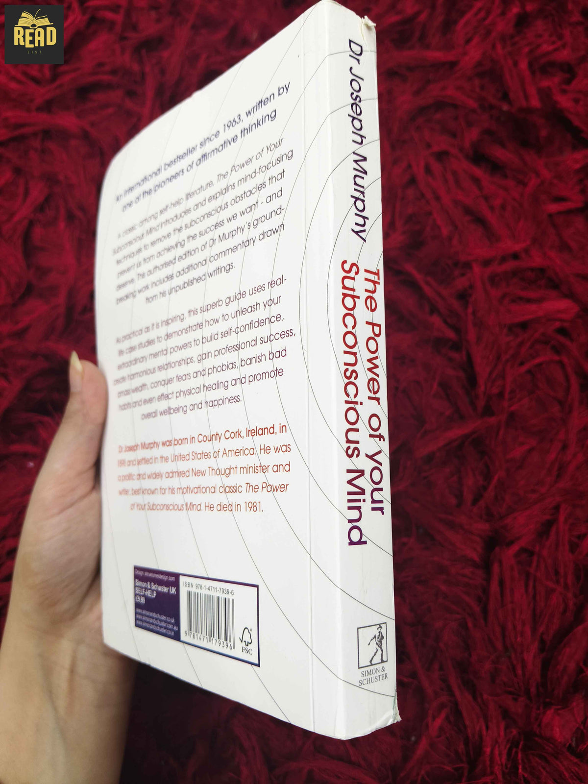 The Power of Your Subconscious Mind by Dr. Joseph Murphy book spine