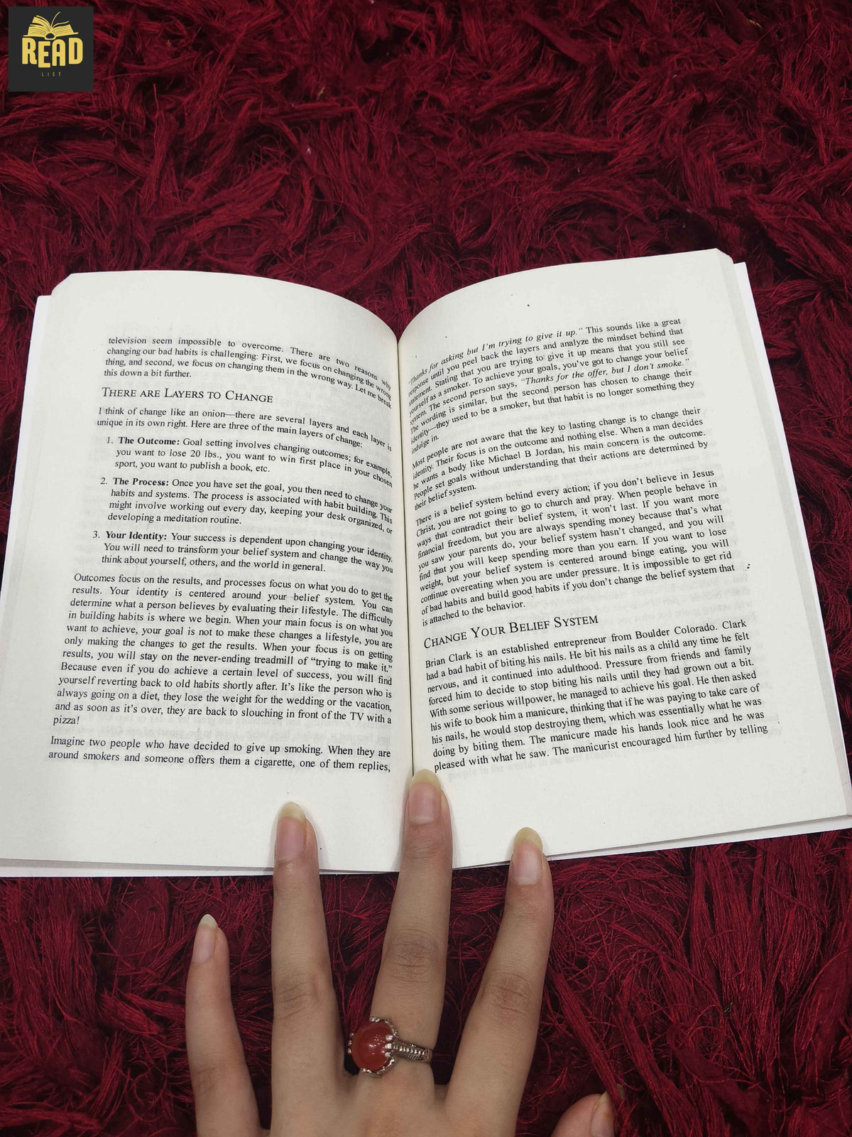 Inside pages of The Power of Discipline by Daniel Walter