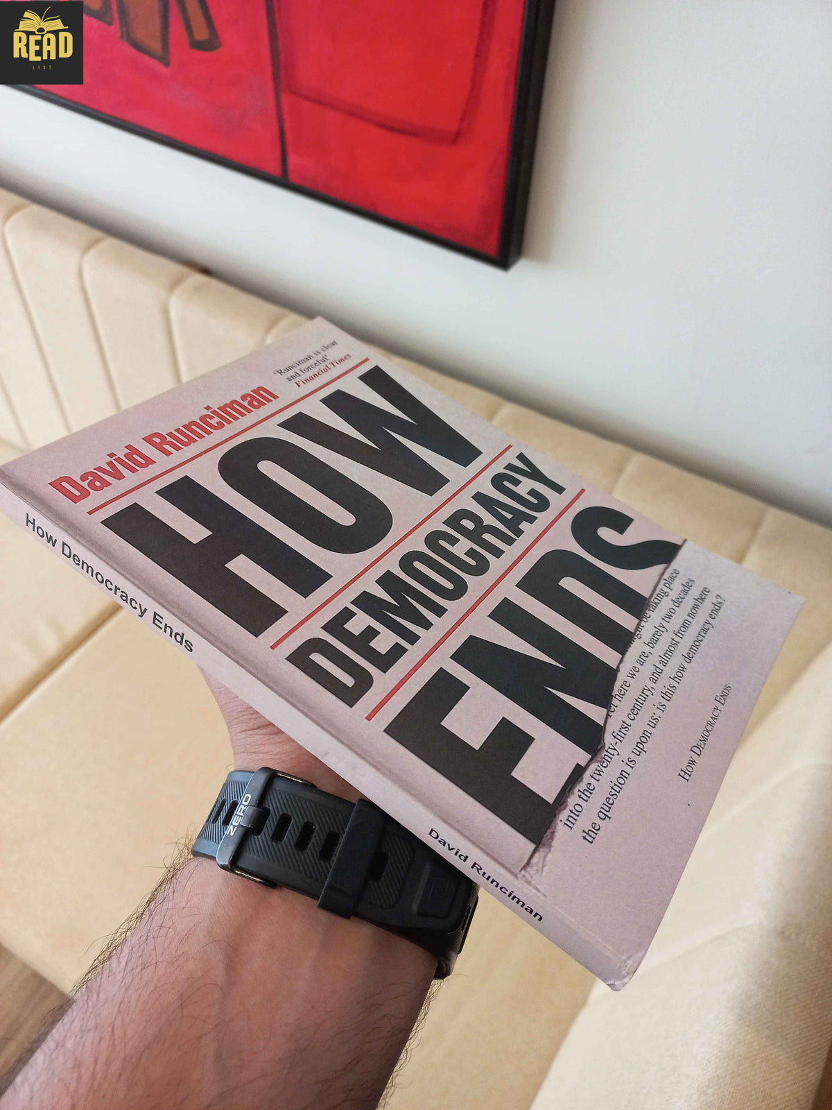 How Democracy Ends by David Runciman book spine