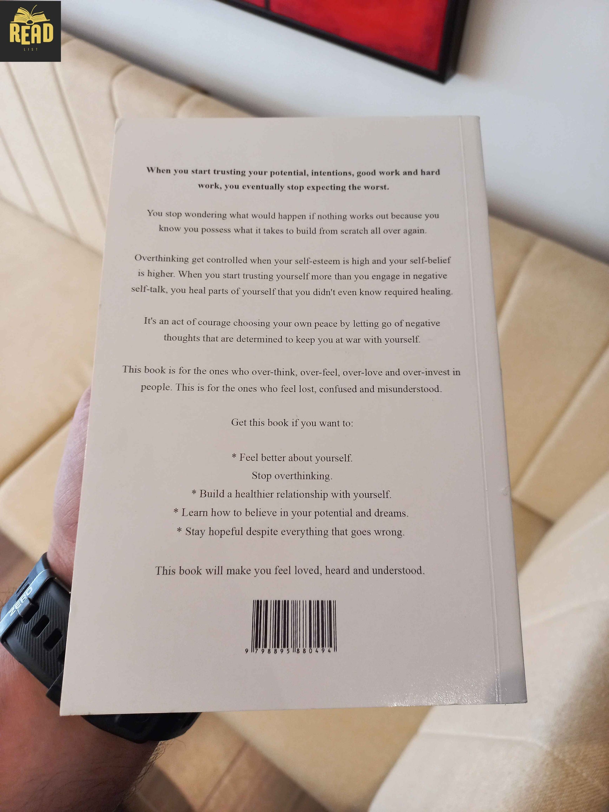 The Art of Not Overthinking by Shaurya Kapoor back cover