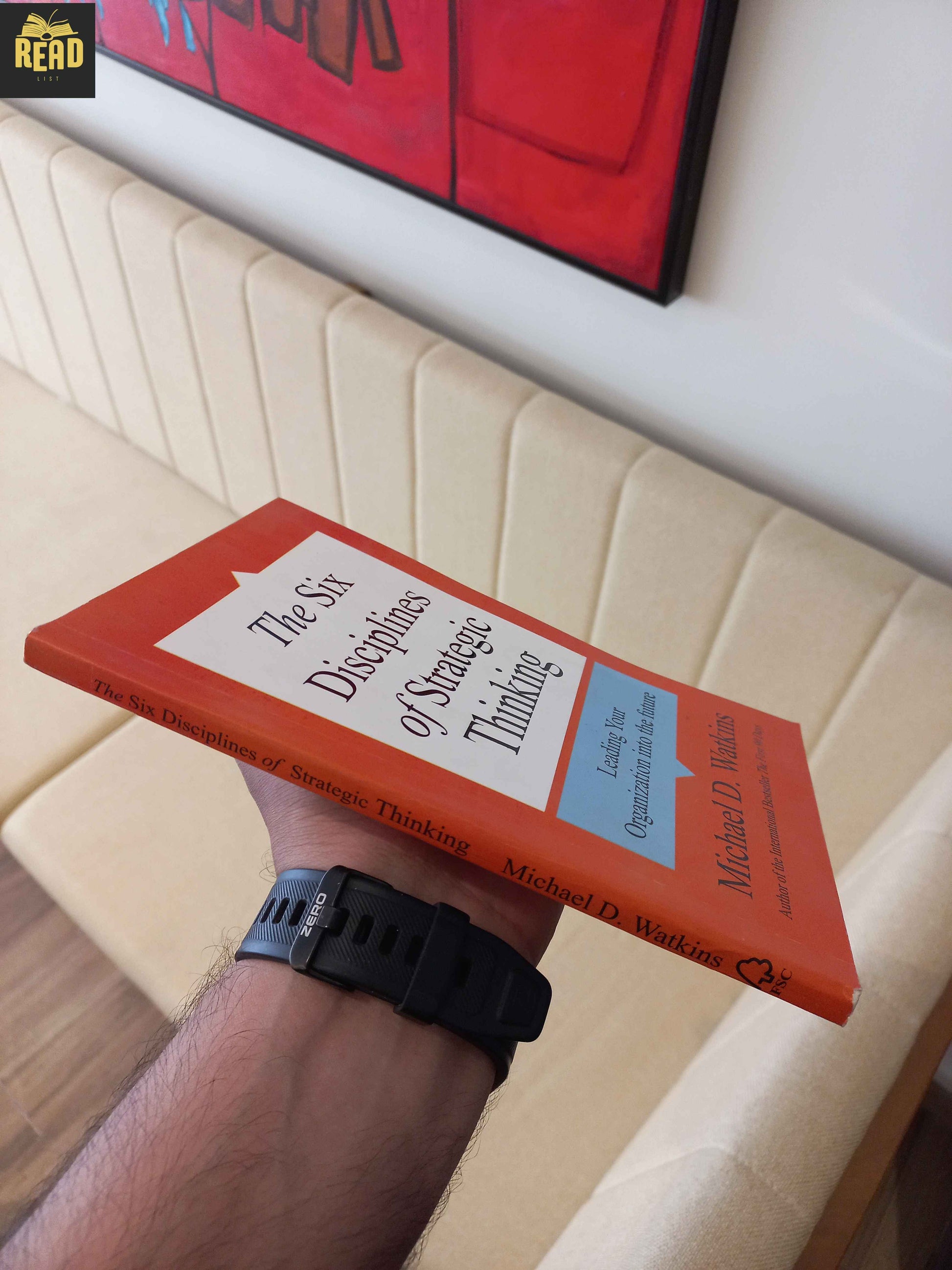 The Six Disciplines of Strategic Thinking by Michael D. Watkins book spine