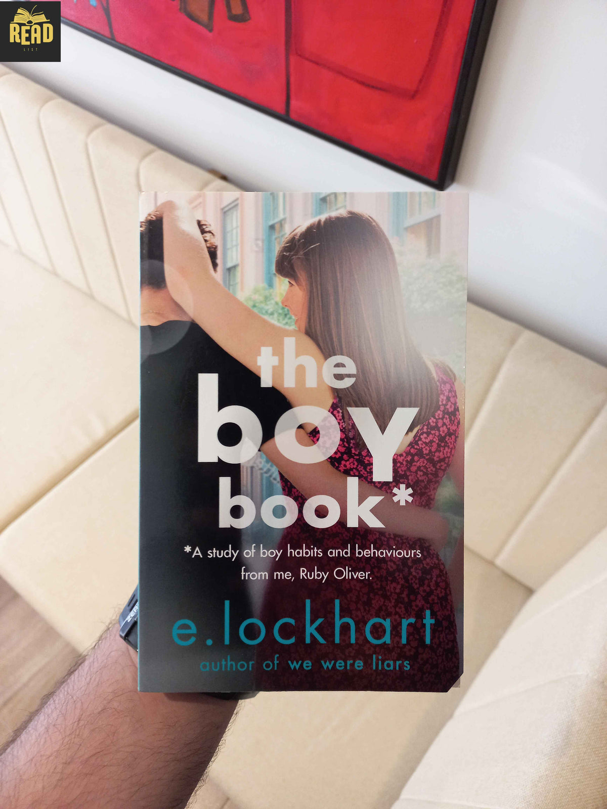 The Boy Book by E. Lockhart front cover