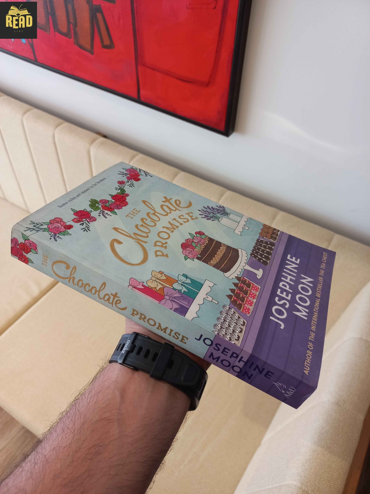 The Chocolate Promise by Josephine Moon book spine