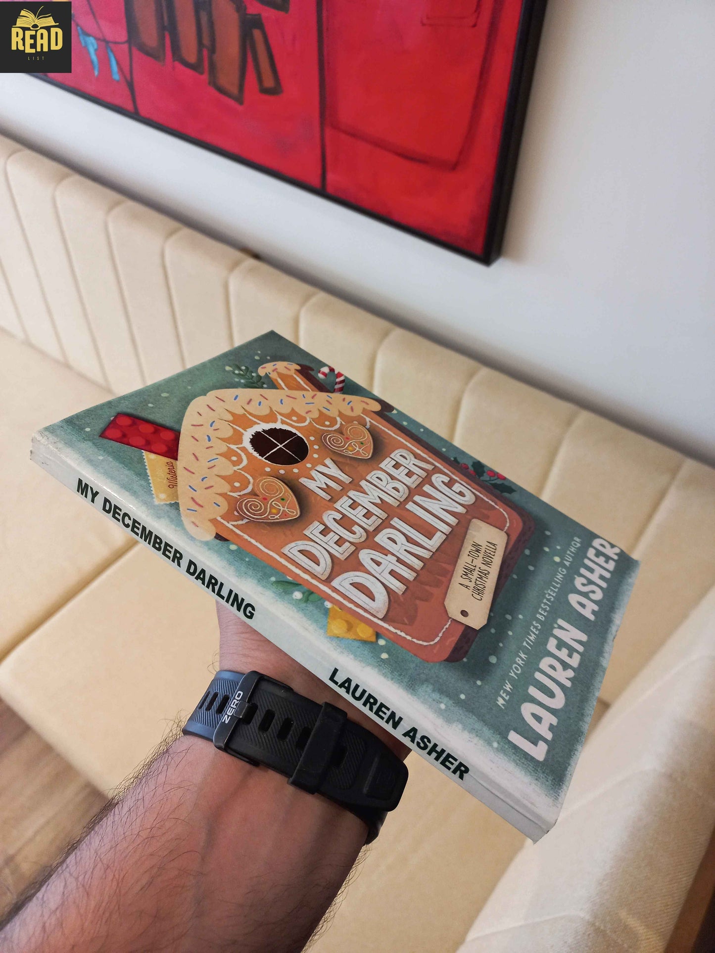 My December Darling by Lauren Asher book spine