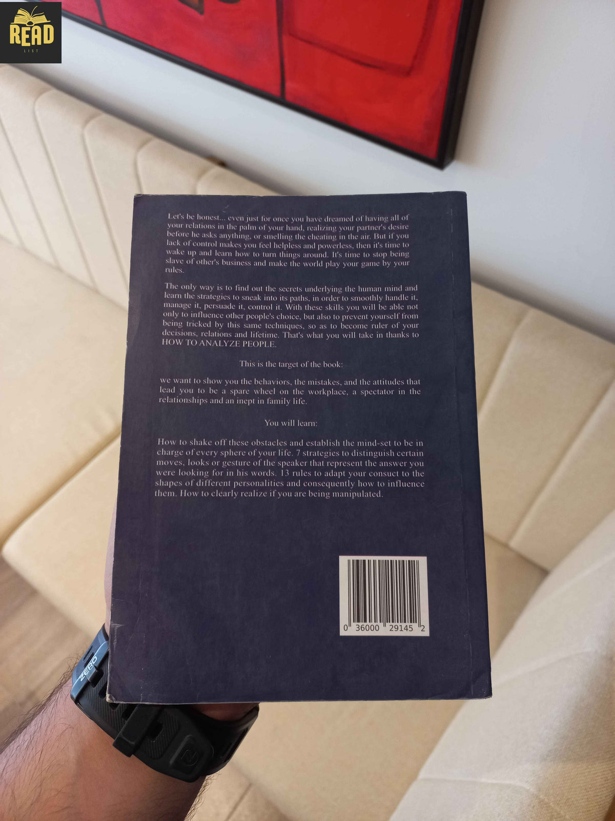 How to Analyze People by Daniel Spade back cover
