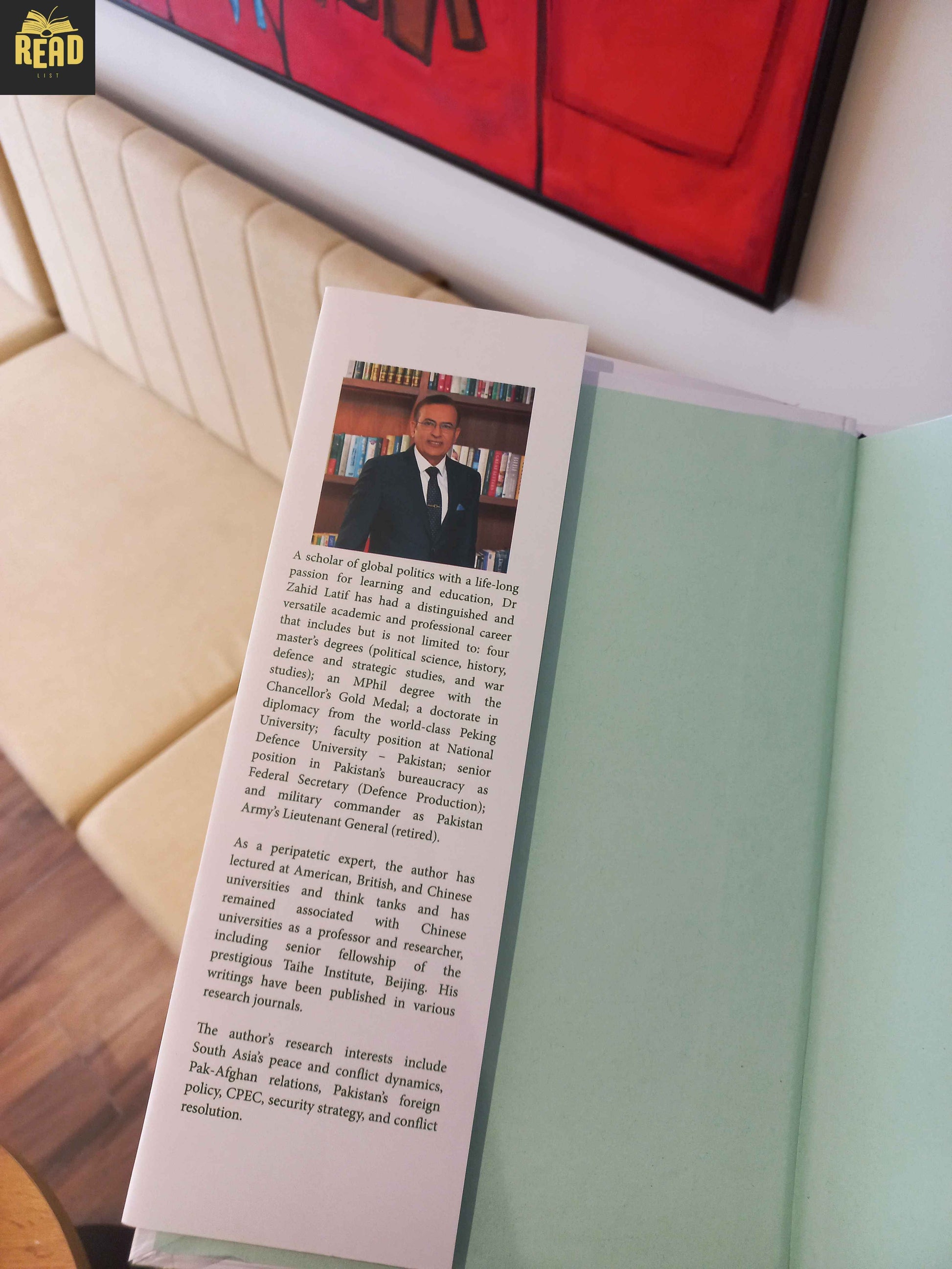 Inside pages of Pakistan's Search for Peace with Afghanistan by Dr. Zahid Latif