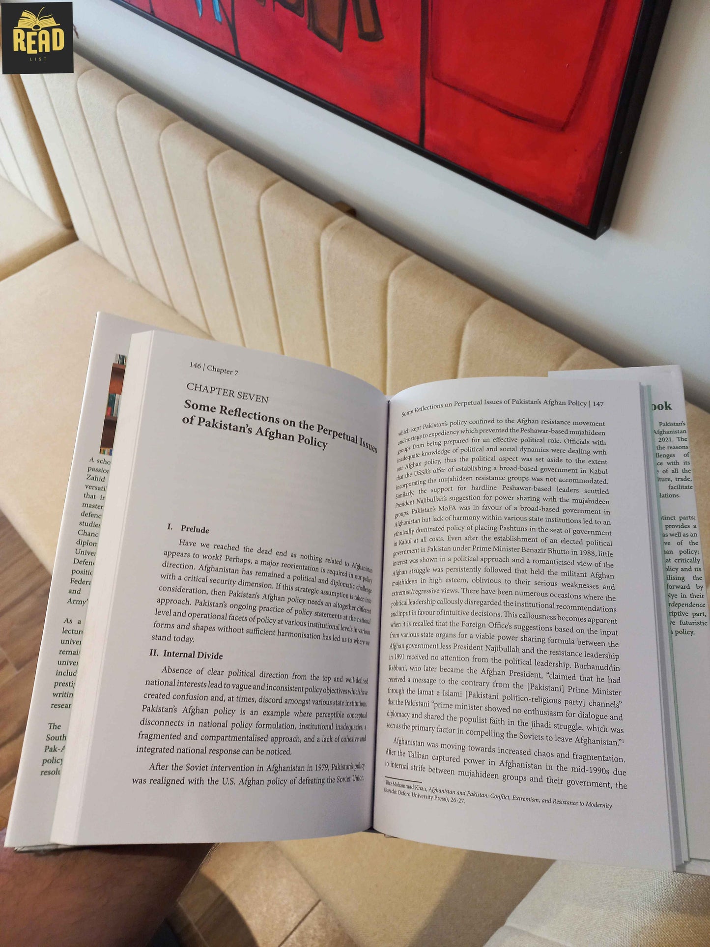 Inside pages of Pakistan's Search for Peace with Afghanistan by Dr. Zahid Latif