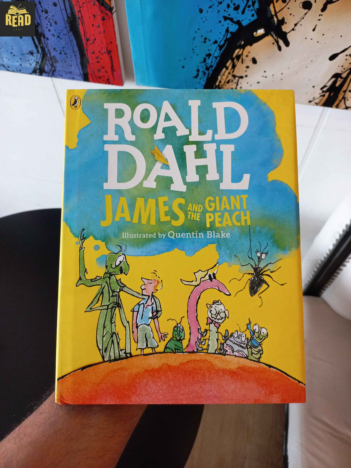 James and the Giant Peach by Roald Dahl front cover
