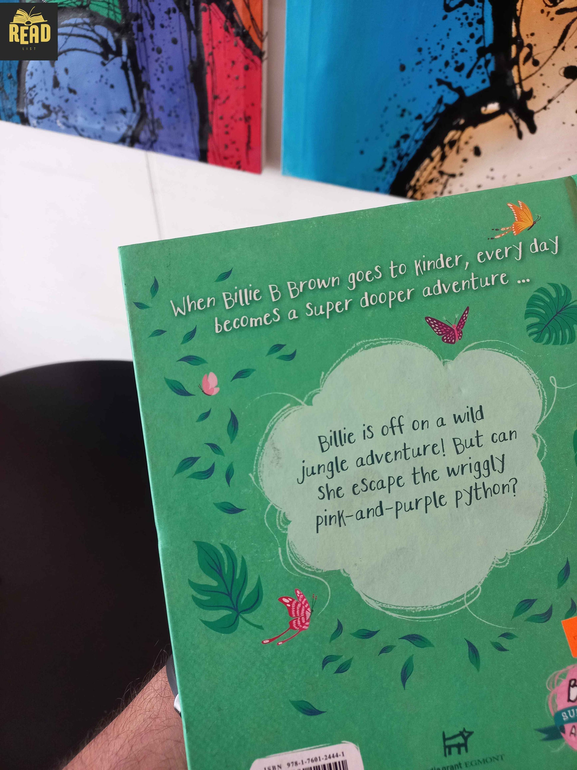 Billie's Wild Jungle Adventure back cover
