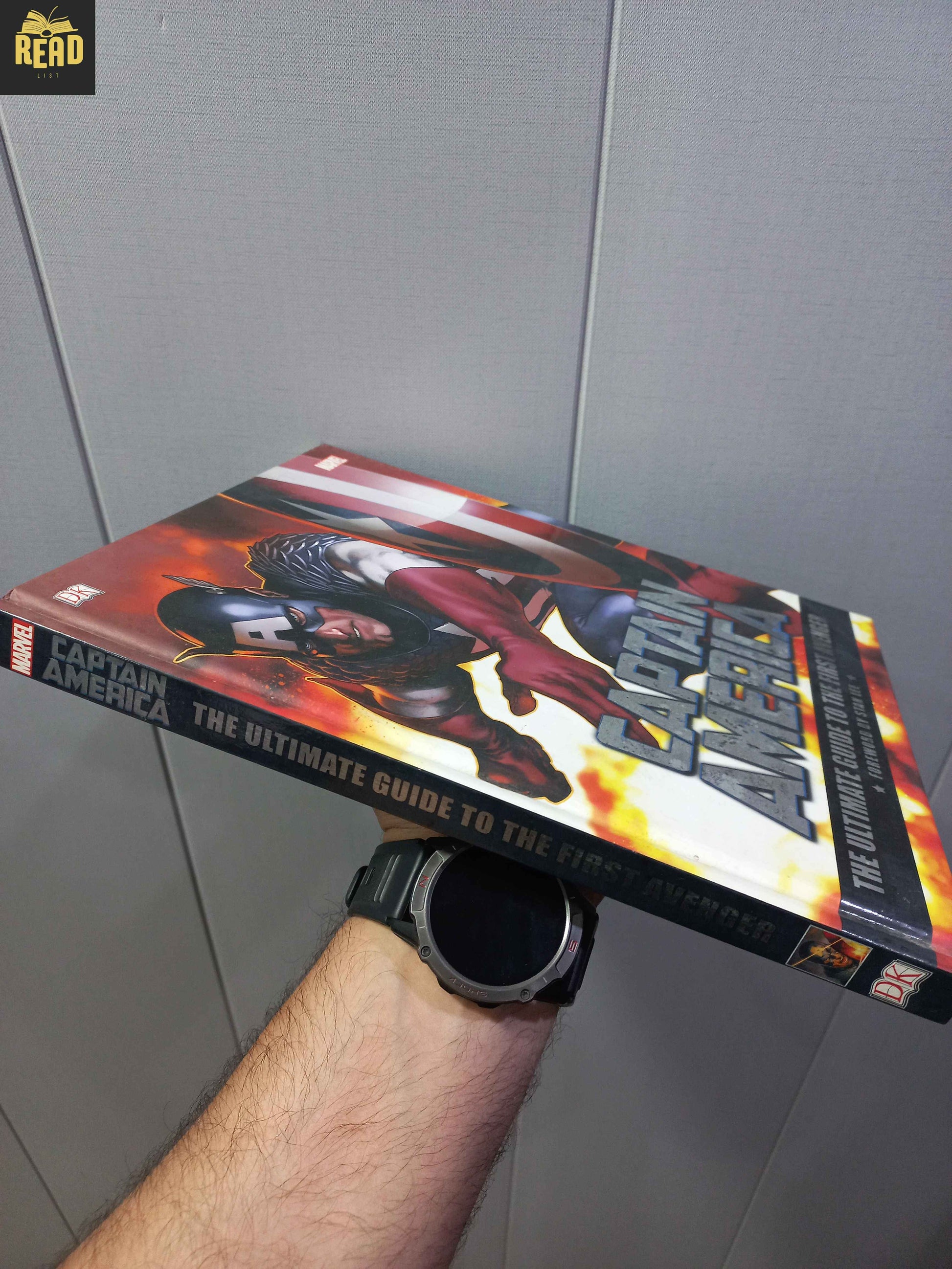 Captain America The Ultimate Guide to the First Avenger book spine