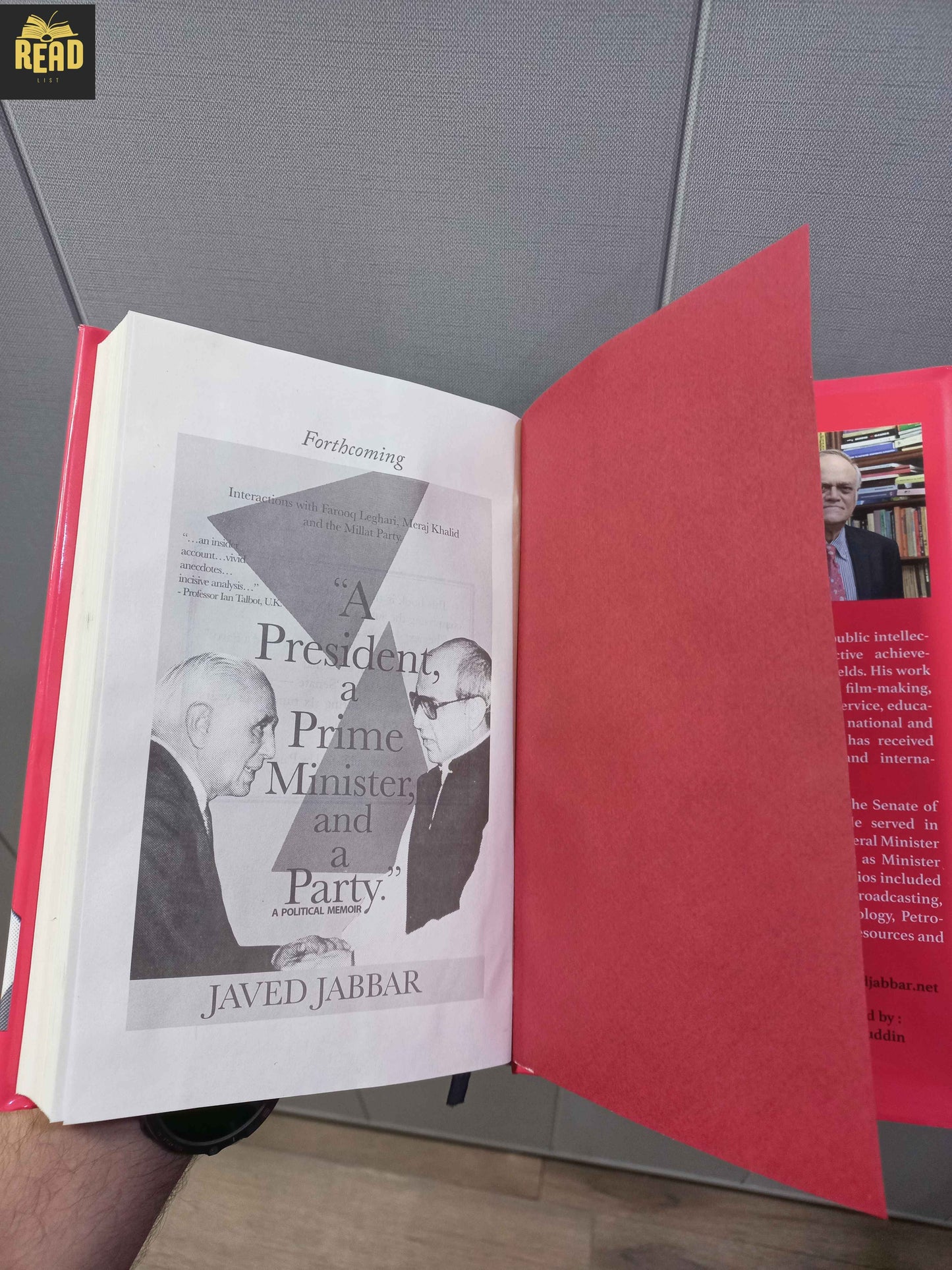 Inside pages of But, Prime Minister A Political Memoir by Javed Jabbar